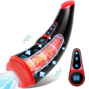 Ultimate Pleasure: Advanced Heated Male Stroker with Vibrating & Sucking Modes