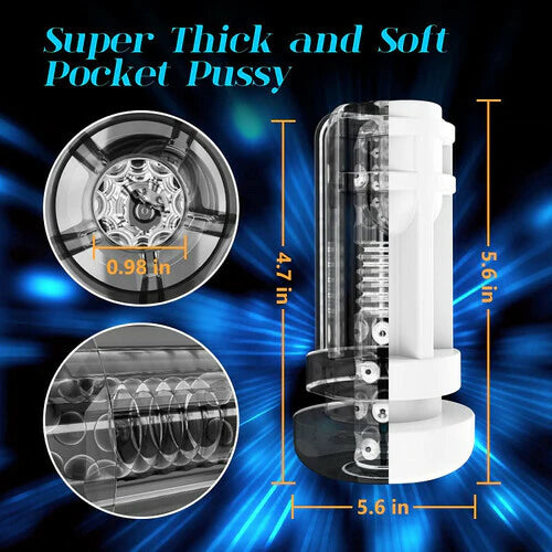 GALE 5 IN 1 AUTOMATIC KNOB ADJUSTING MALE MASTURBATOR