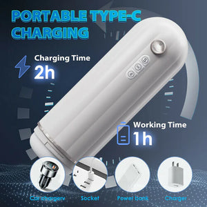 Bluetooth Stepless Adjusting Thrusting Heating Male Masturbator