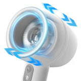 AUTOMATIC 3 FREQUENCY TELESCOPIC HANDHELD MALE MASTURBATOR