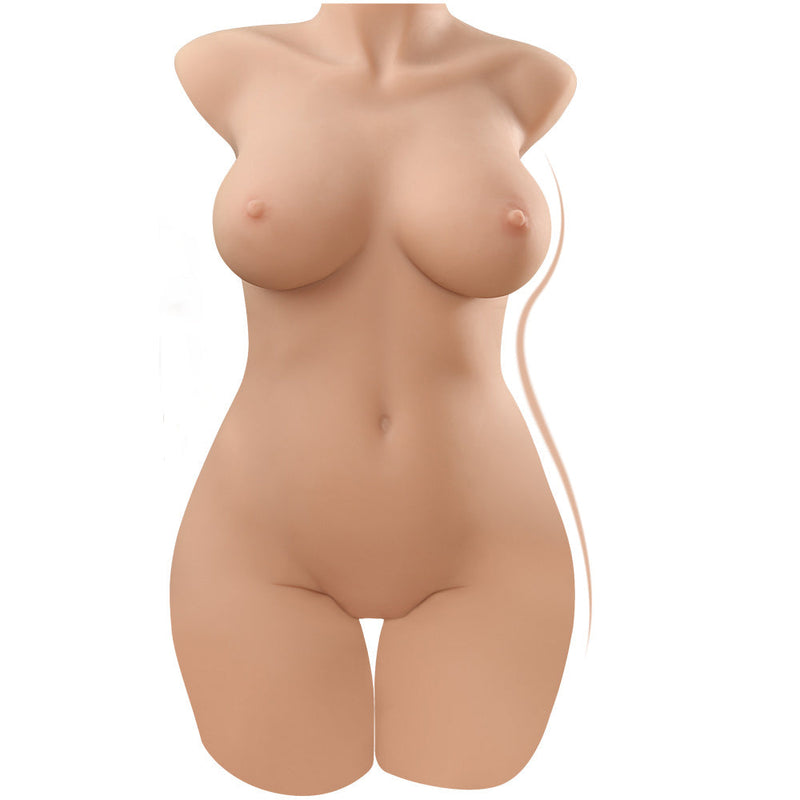 Half Body Torso Sex Doll Likelife Size with Plump Tits and Butt 35.27lb - Isabella