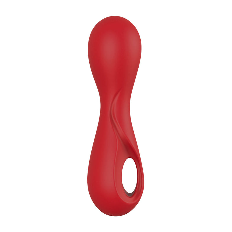 10 Powerful Vibrational Modes Finger Massager in Red