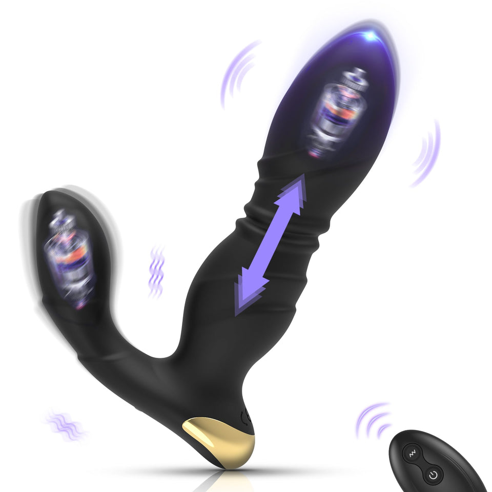 8 Thrusting & Vibrating Modes Anal Vibrator