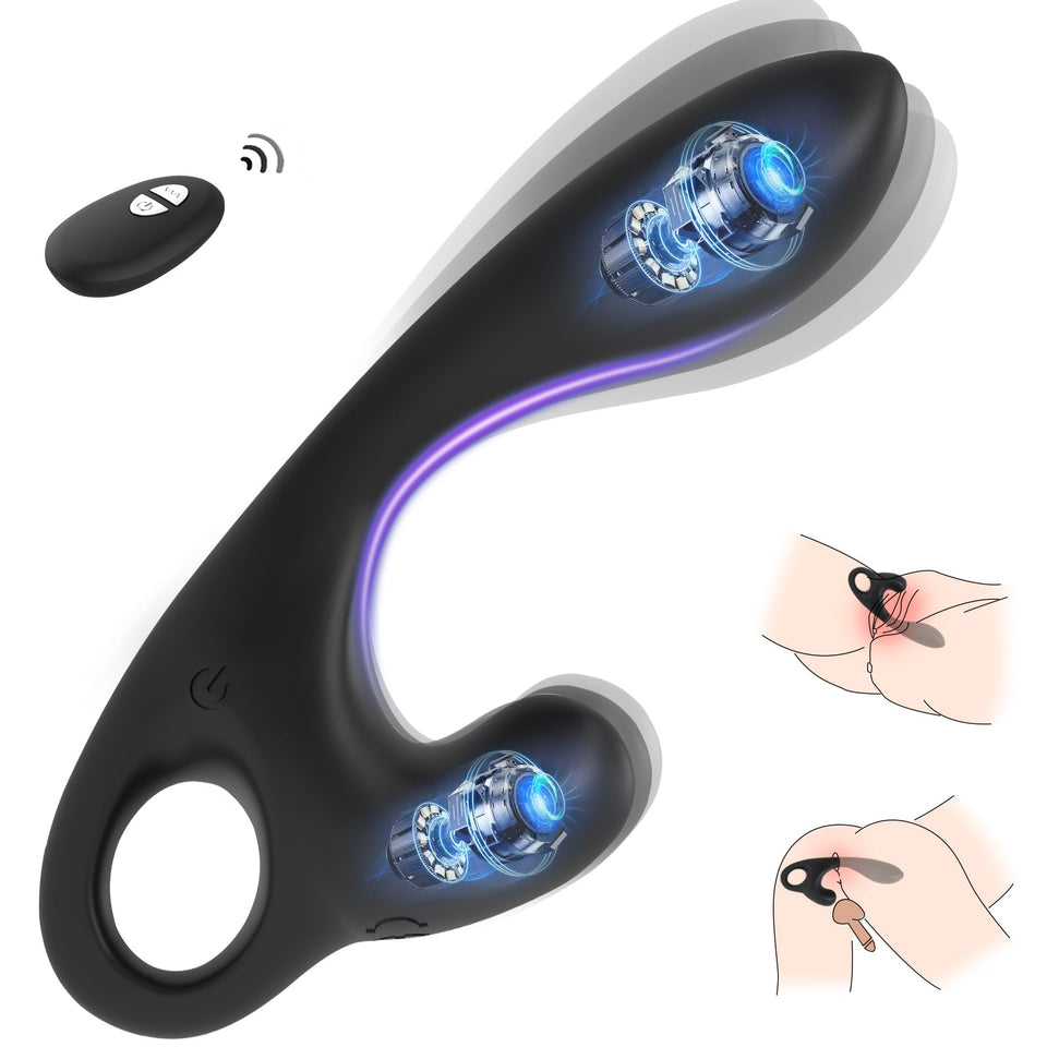 10 Vibrating Modes 360° Rotating Anal Vibrator Prostate Massager