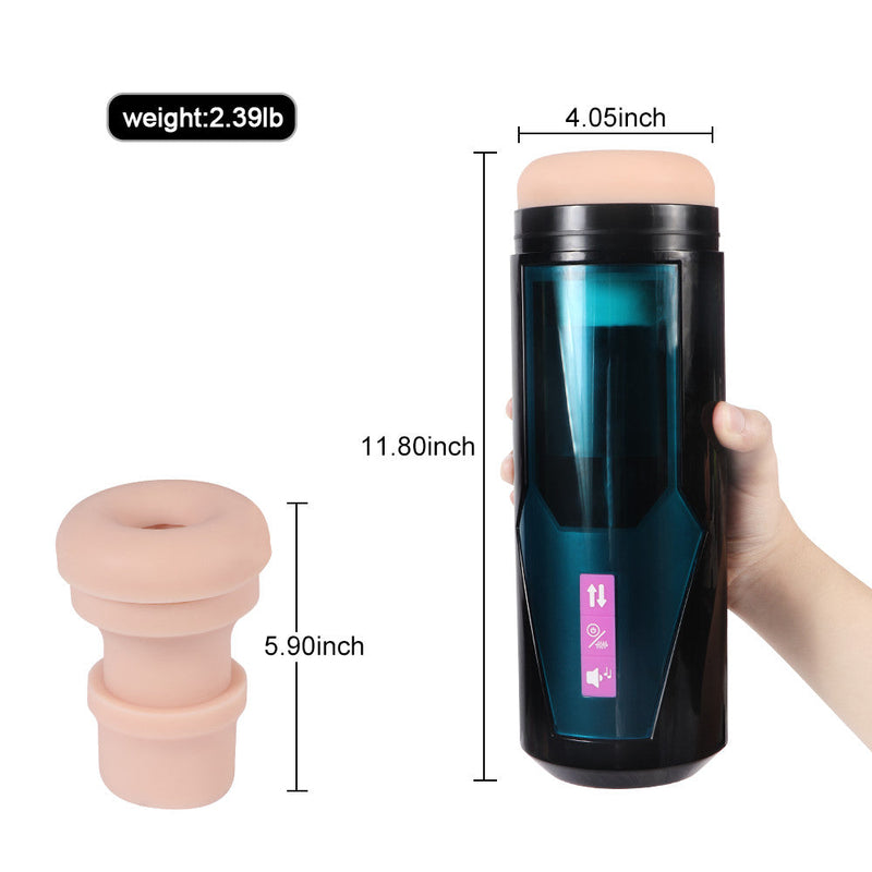 3D Texured 10 Thrusting Modes Automatic Masturbator