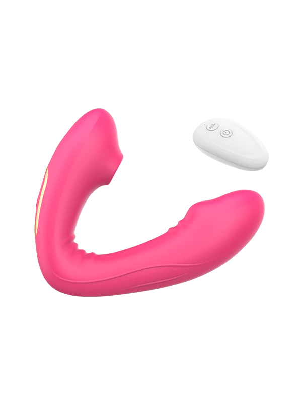 2 IN 1 G-Spot Clitoral Sucking Vibrator Massage