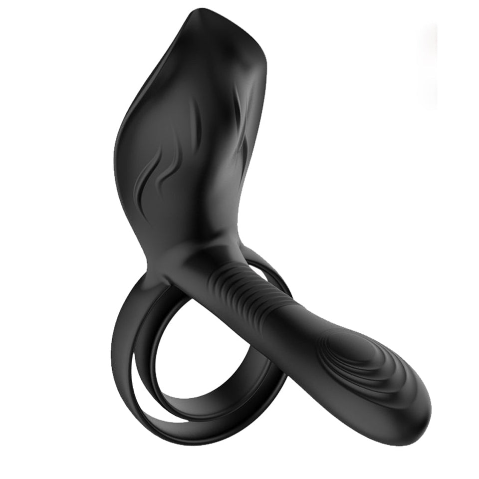 Dual Powerful Motor 10 Modes Dual Penis Ring