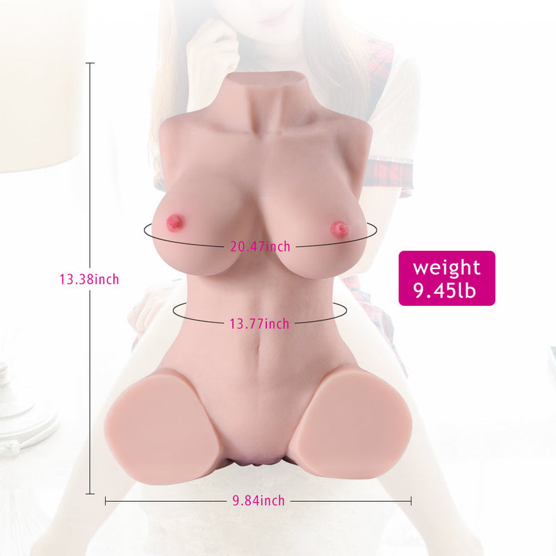 Portable Male Masturbator with Plump Breast and Butt 9.26lb - Karen