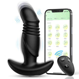9 Vibration Modes Thrusting Anal Vibrator with Remote Control & APP