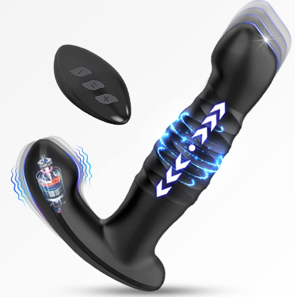 7 Thrusting & Vibration Modes Anal Vibrator Prostate Massager - xbelo