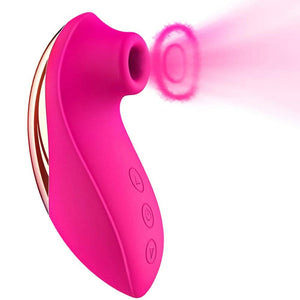 Portable Size 10 Powerful Vibration Mode Massager with Suction