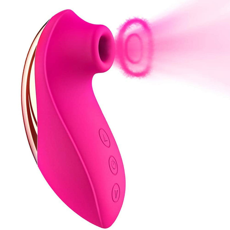 Portable Size 10 Powerful Vibration Mode Massager with Suction