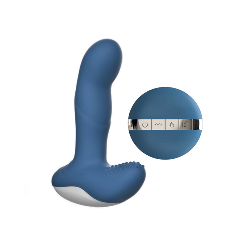 Dual Motors 3 Wiggle & 7 Vibration Prostate Massager Anal Vibrator