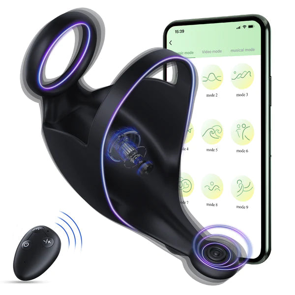 3 IN 1 APP Remote Vibrating Cock Ring