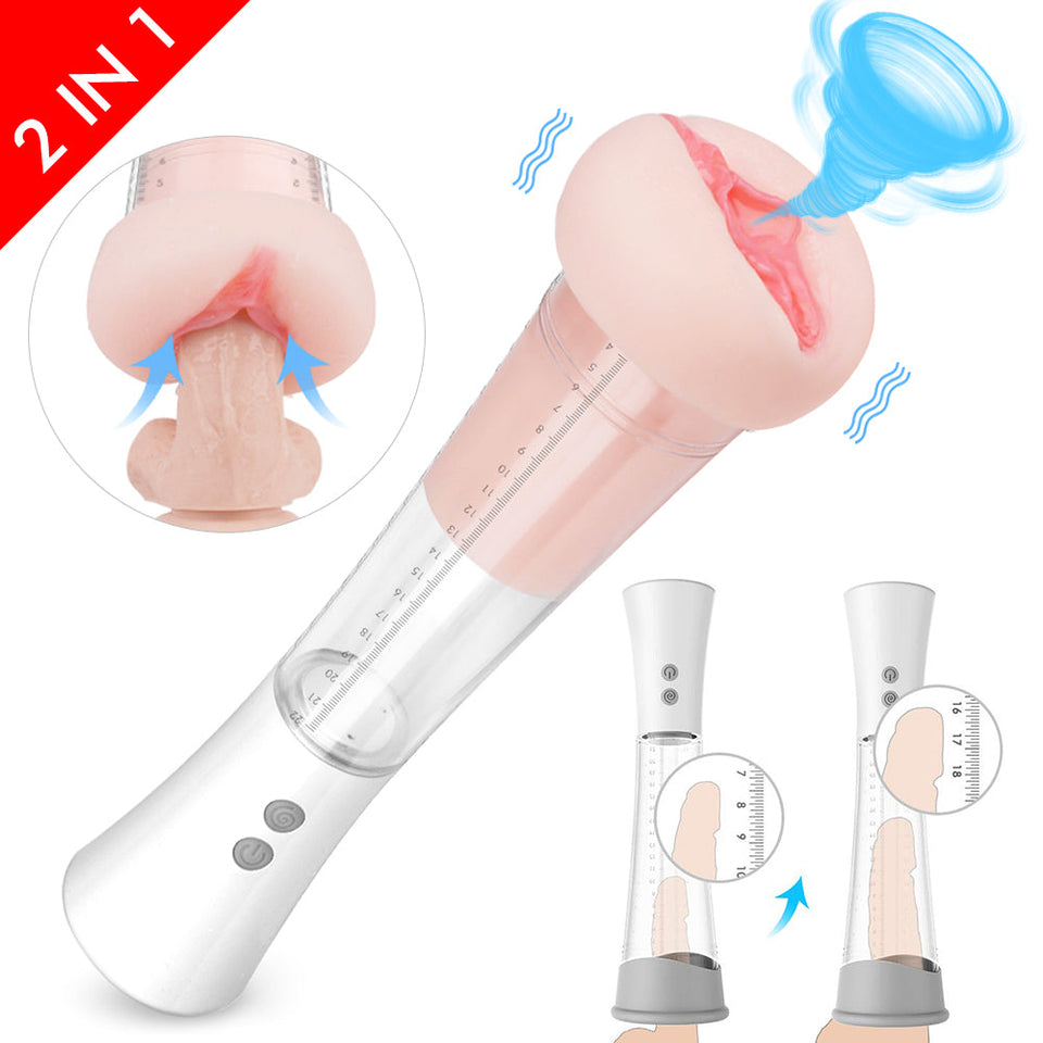 9 Vibration Modes Pressure Vacuum Electric Penis Pump