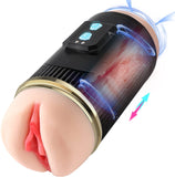 10 Vibrations Pussy Pocket Moaning Male Masturbator