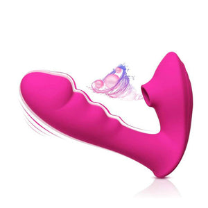 10 Sucking Modes & Vibration Modes G-spot Vibrator