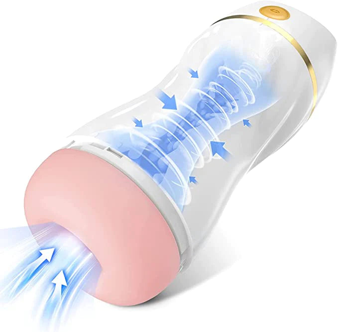 Automatic Sucking Male Masturbators Upgraded 7 Vibration & Suction Masturbators