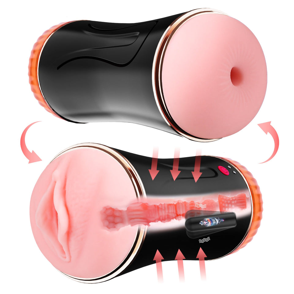 7 Vibration Modes Dual Heads 3D Realistic Masturbator