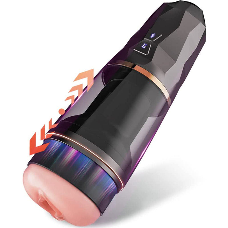 3D Realistic Stroker Masturbator Cup with 7 Thrusting Modes