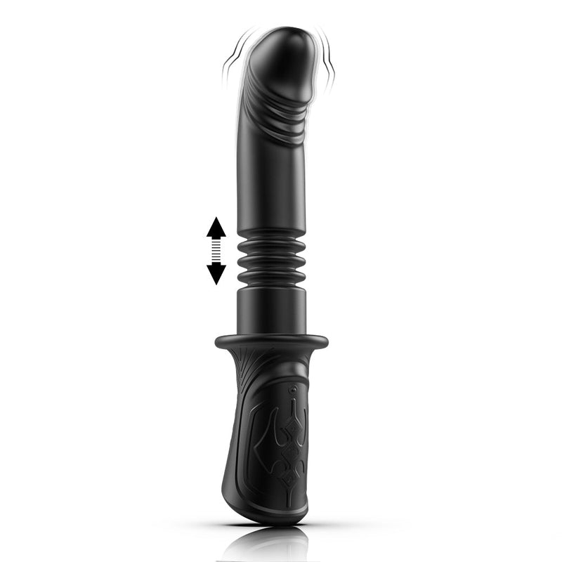 Large Realistic 10X Vibrating and Auto Thrusting Dildo