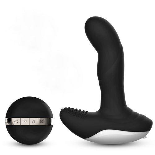 Dual Motors 3 Wiggle & 7 Vibration Prostate Massager Anal Vibrator