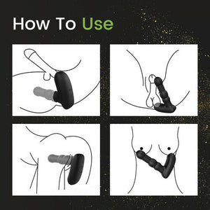 Thrusting Heating Prostate Anal Vibrator 5.9 Inch