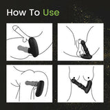 Thrusting Heating Prostate Anal Vibrator 5.9 Inch