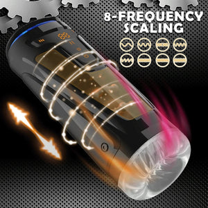 9-frequency Vibration & Rotating for Penis Stimulation Masturbator Cup