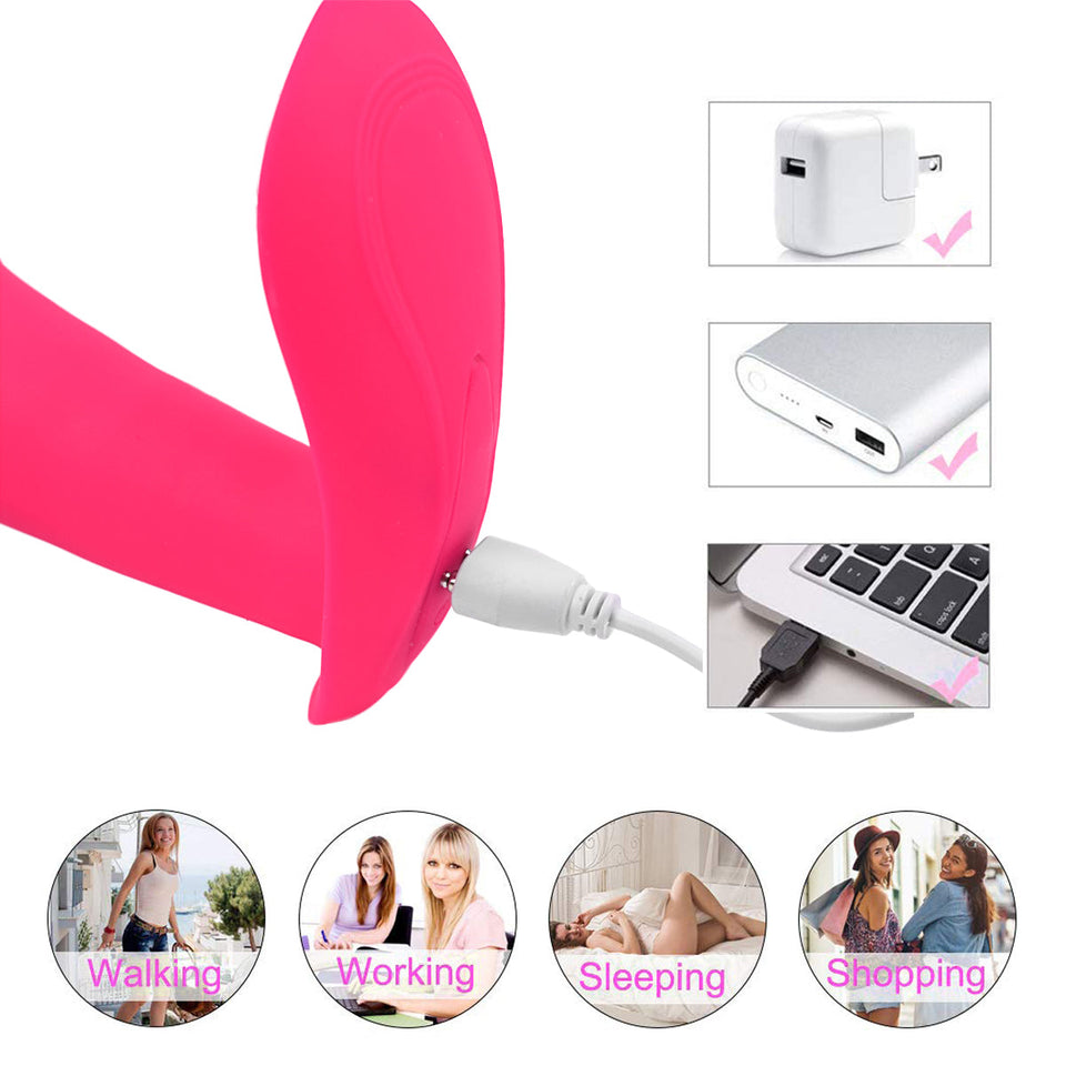 10 Vibration Mode Clit Stimulator Massager with Remote Control