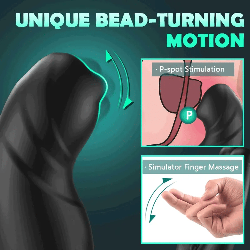 Hurricane No.1 Bead Massage P-spot 9 Vibrating Prostate Massager with Remote Control