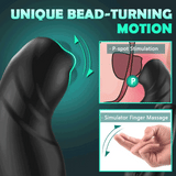 Hurricane No.1 Bead Massage P-spot 9 Vibrating Prostate Massager with Remote Control