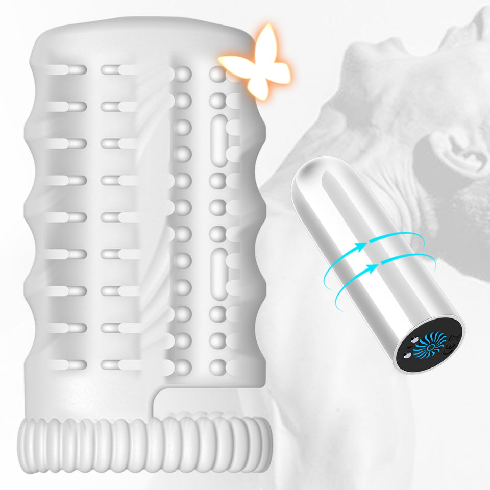 10 Modes Vibration Penis Delay Trainer Male Masturbator