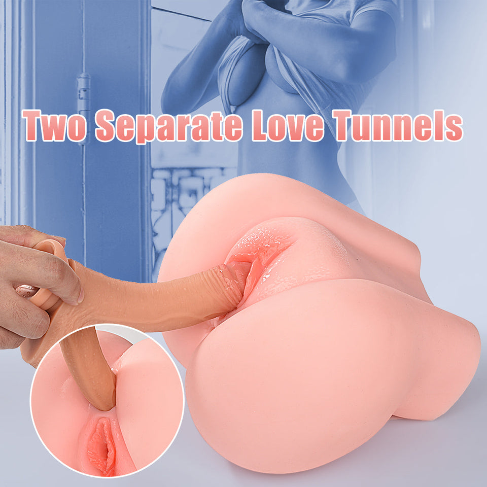 3D Realistic Male Ass Masturbator with Virgin Vagina & Anal Stroker