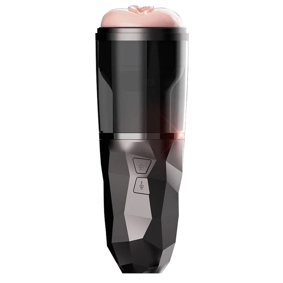 3D Realistic Stroker Masturbator Cup with 7 Thrusting Modes