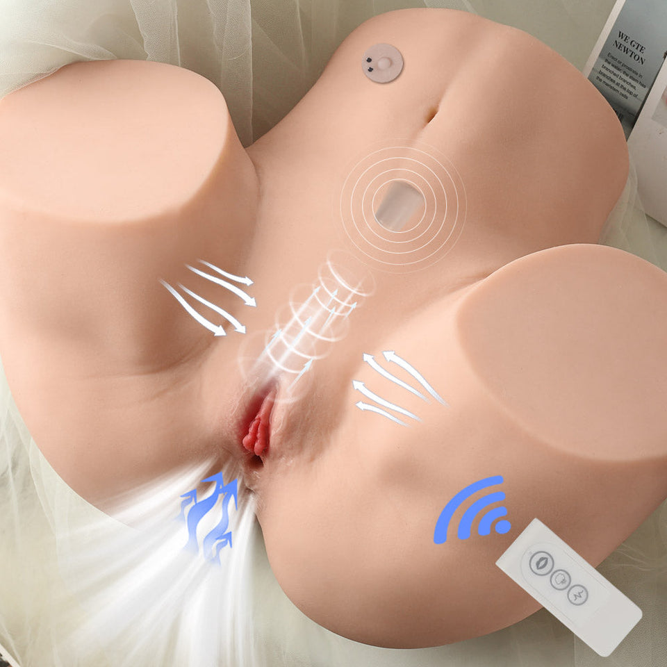 Automatic Vibrating Sucking Dual Channel Sex Dolls 22.04lb - Kimberly Clark