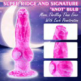 8.8 Inch Thrusting Vibrating Fantasy Knot Dildo -Pink