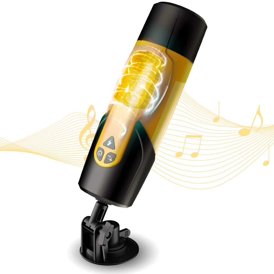 Ultra-realistic Automatic Multifunctional Masturbator - Yellow