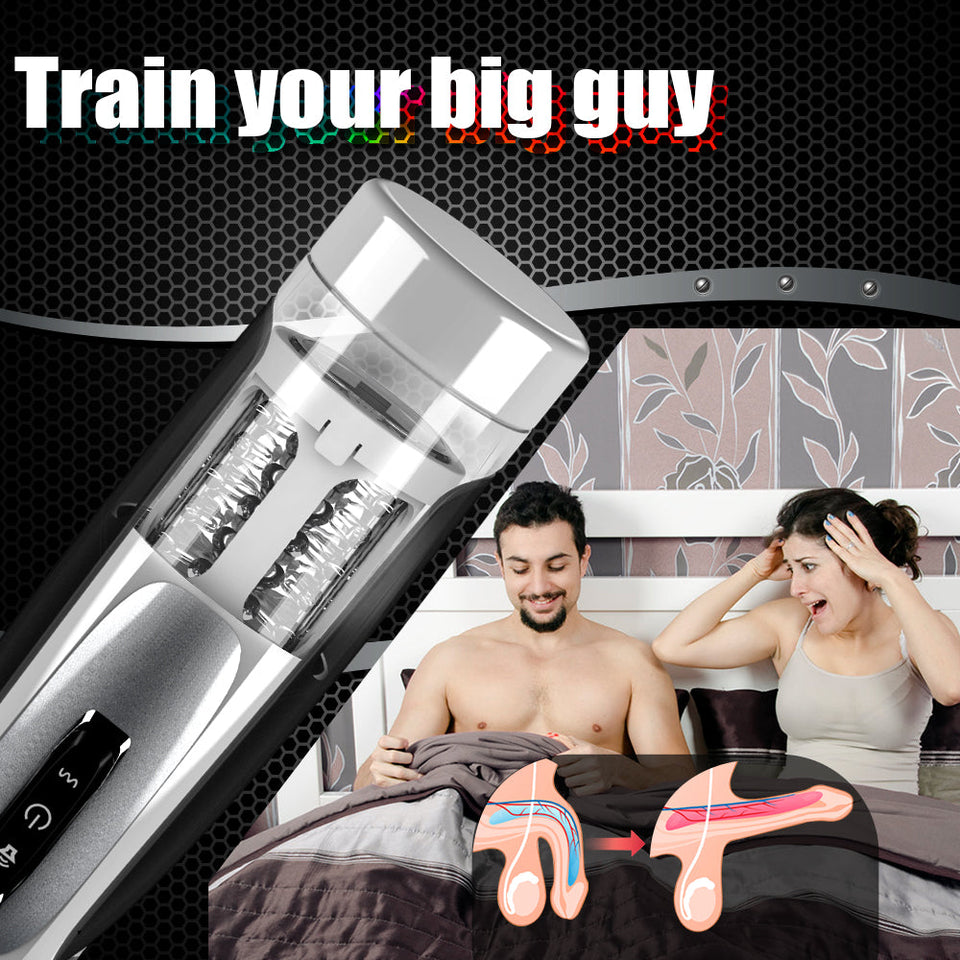 10 Powerful Thrusting&Rotating Modes Automatic Male Masturbator