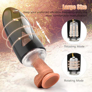 10 Rotations & Telescopic Modes Automatic Masturbatior