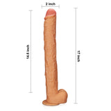 16.9 Inch Extra Long Thick Big Realistic Dildo