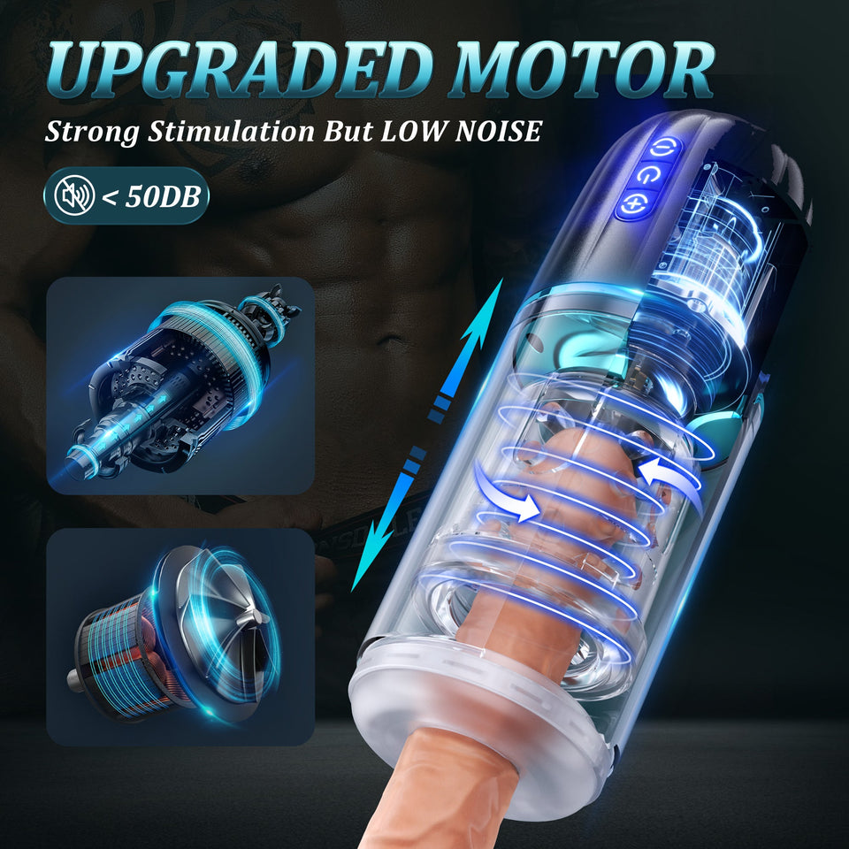 7 Thrusting & Rotating Automatic Male Masturbators Cup