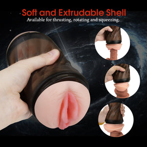 3D Realistic Dual-head Manual Masturbator Mesiya