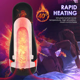Automatic Sucking Male Masturbator Cup with Heating Suction 5 Vibrations