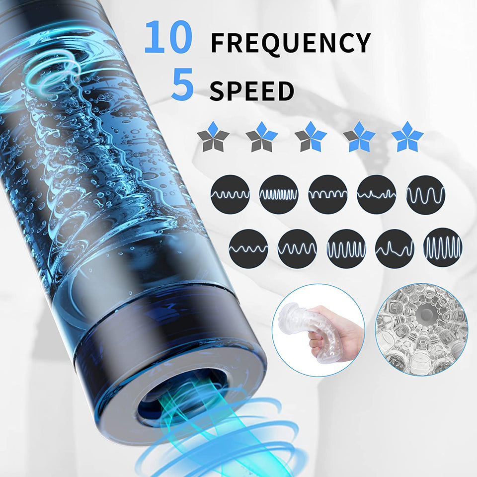 4 IN 1 Automatic Water Masturbator Cup Penis Vacuum Pump