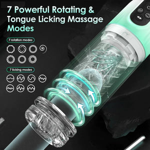 2 in 1 Penis Pump Enlargement Training Male Masturbator