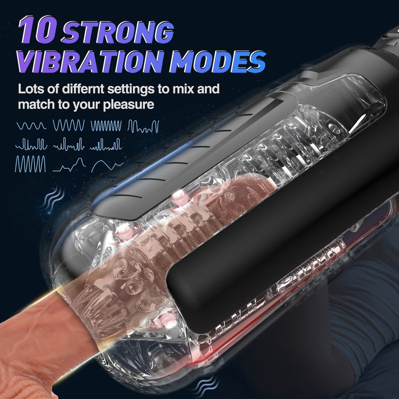 10 Vibration Modes 4 Vacuum Suction Automatic Masturbator