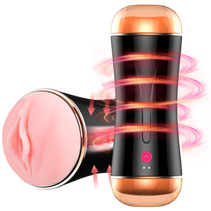 7 Vibration Modes Dual Heads 3D Realistic Masturbator
