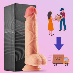 8.3-Inch 4 in 1 Thrusting Rotation Vibrating Heating Lifelike Dildo - Lusty Time