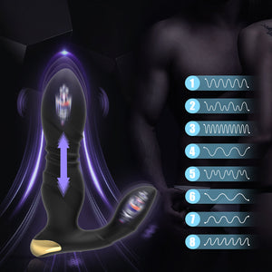 8 Thrusting & Vibrating Modes Anal Vibrator